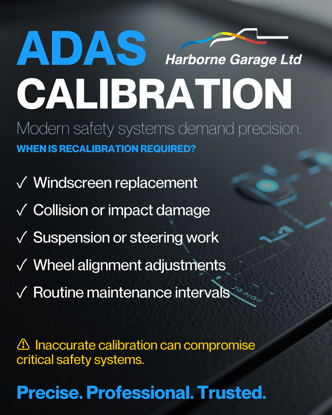 ADAS CALIBRATION HARBORNE